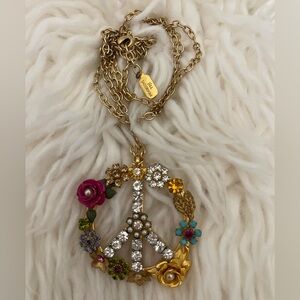 Jill Jacobson Flower Child Peace Necklace